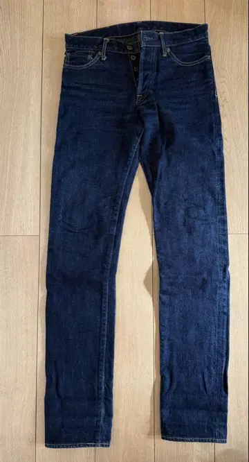 재팬 블루 청바지 데님 팬츠