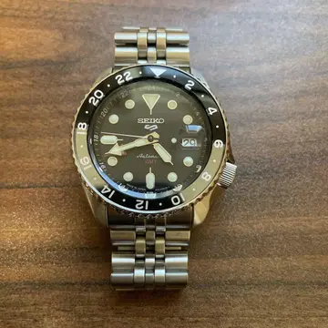 세이코 5 오토매틱 GMT 블랙