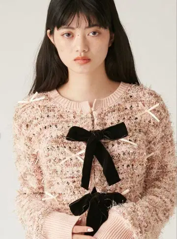 LILY BROWN 리본 포함 니트 택 포함 새상품