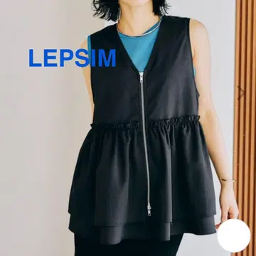 [새상품] LEPSIM 렙심 베스트 개더 WZIP 슬리브리스