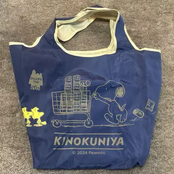 스누피 PEANUTS 기노쿠니야 콜라보 컴팩트 백 블루베리