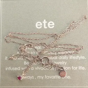 ete k10 루비 목걸이