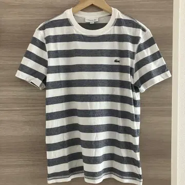 S 사이즈 반팔 티셔츠 라코스테 보더 무늬 LACOSTE 와니 남성용