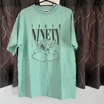 9090 반팔 티셔츠 민트 그린 L