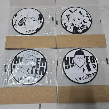 헌터헌터 빅 러버 코스터 G.I. 편 4종