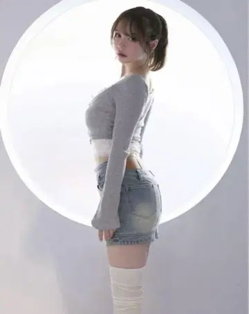 andmary Jenny 데님 미니 스커트 S 사이즈