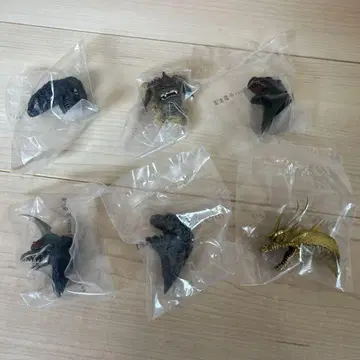 제일복권 고질라 대괴수열전 G 몬스터 헤드 마그넷 세트