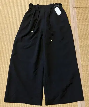테치치 가우초 팬츠 블랙 프리 사이즈 택 포함, 미사용