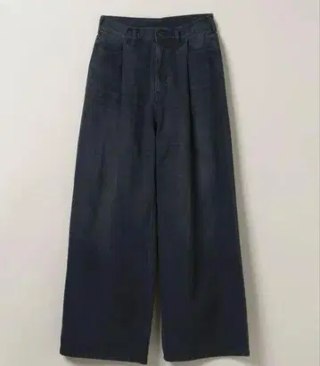 JEANASIS 다크 블루 와이드 팬츠 데님 M