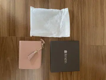 RICKERS 태슬이 달린 카드 케이스 핑크