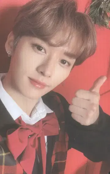 Stray Kids Christmas EveL 리노 트레이딩 카드 빨간색