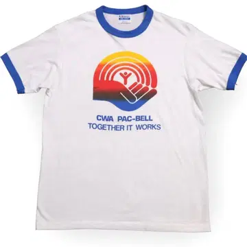 80s Vintage 빈티지 헤인즈 USA 링거 T