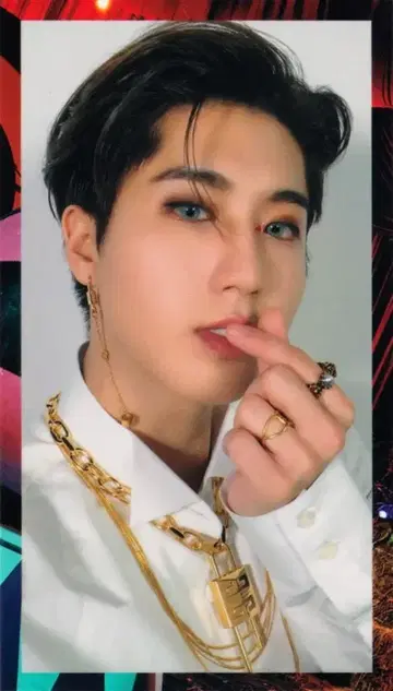 StrayKids Circus Han 트레이딩 카드 검은색 테두리