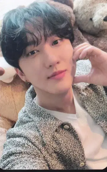 StrayKids FC 3기 Changbin 트레이딩 카드 뒷면 브라운