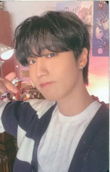 StrayKids FC 3기 Han 트레이딩 카드 뒷면 브라운