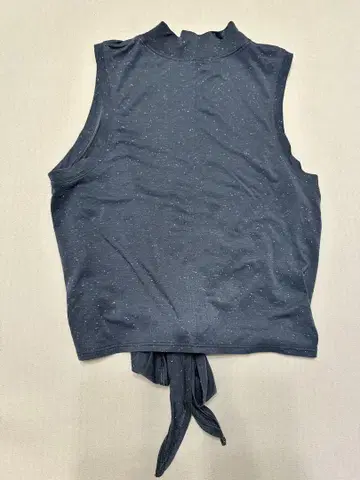 새상품급 Lululemon 백 리본 슬리브리스 블루