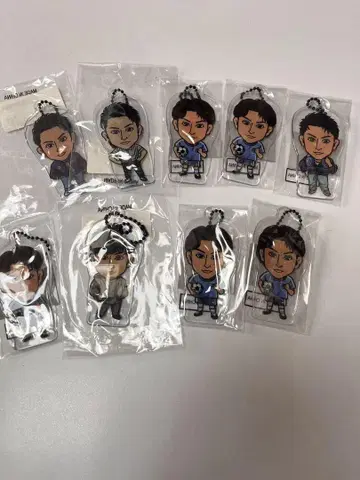 GENERATIONS 시라하마 아란 아크릴 키링 9개 세트