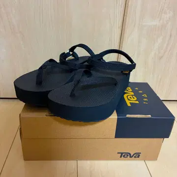 테바 샌들 여성용 TEVA 플랫 포름 샌들 슬림