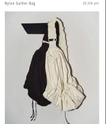 TODAYFUL 나일론 개더 백 Nylon gathered bag