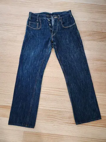 Lee 101B S 스트레이트 남성용 린넨 코튼 데님 Lee