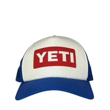 YETI 에티 메쉬 캡 박스 로고 트래커 캡