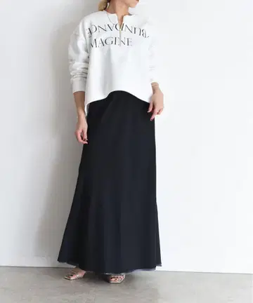 새상품 이번 시즌 신상 에이미로우 리버서블 바이어스 머메이드 스커트
