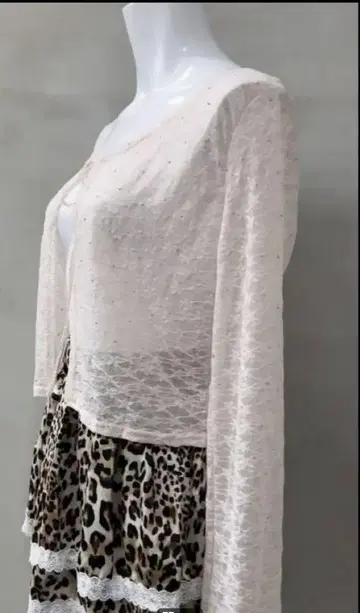 kitty 가디건 핑크 비쥬