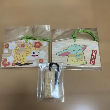 스타워즈 셀레브레이션 에마 그로그 로스캣 에마참 & 나무 팻말
