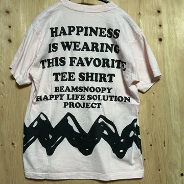 BEAMS SNOOPY 티셔츠 S 미사용 pink