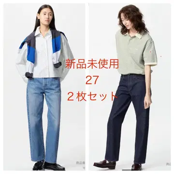 유니클로 JW 앤더슨 스트레이트 청바지 27