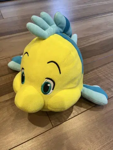 제일복권! 리틀 mermaid 플라운더 봉제 인형