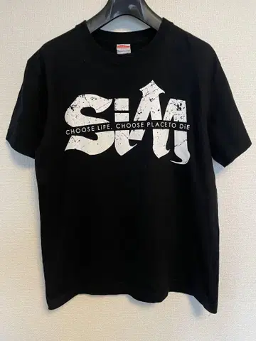 SMA 레게 펑크 티셔츠 블랙