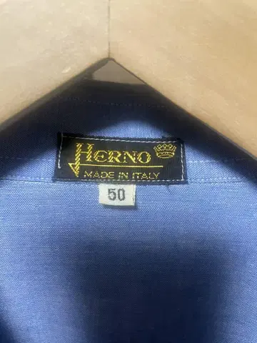 Herno 이탈리아제 라이트 블루 긴팔 셔츠 50