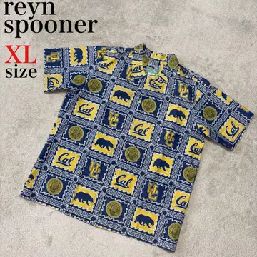reyn spooner 알로하 셔츠 남성용 XL 캘리포니아 버클레이