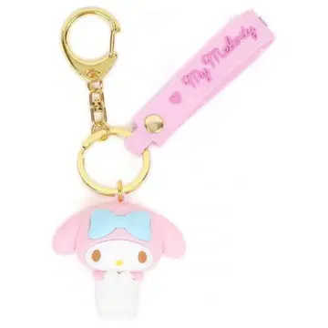 My Melody 실리콘 키링 핑크