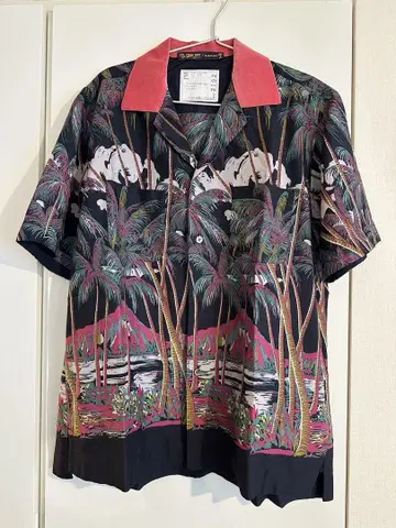 사카이 20SS SUN SURF 선 서핑 다이아몬드 헤드 반팔 셔츠