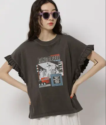 니코앤드 모듬 프릴 그래픽 티셔츠