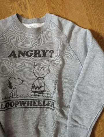 LOOPWHEELER 루프 휠러 스누피 맨투맨
