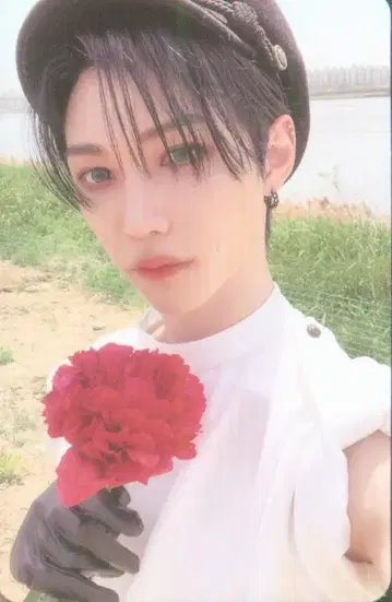StrayKids MAXIDENT FELIX 트레이딩 카드 화이트