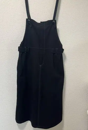 더블 네임 잔스카 원피스 트윌 블랙