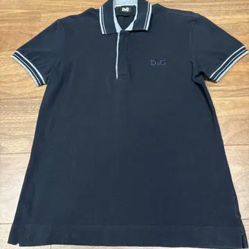 D&G 네이비 피케 셔츠 스트라이프 컬러
