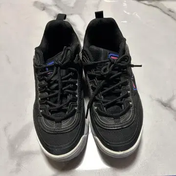 FILA 통굽 스니커즈 24cm 블랙 귀여움