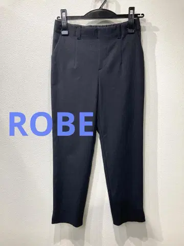 ROBE 슬림 테이퍼드 팬츠 S 사이즈 블랙