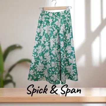 '새상품급' 새상품 Spick & Span 플라워 프린트 플레어 스커트