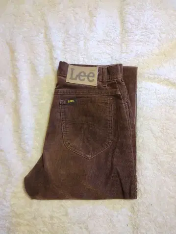 Lee 코듀로이 브라운 팬츠