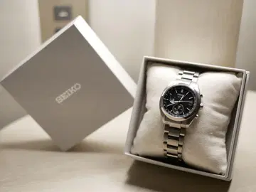 SEIKO 아스트론 손목시계 솔라 전파 티타늄 남성용