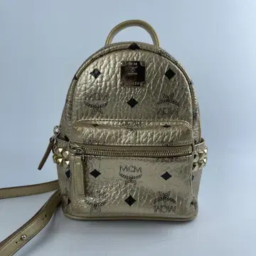 MCM 스터드 미니 럭색 백팩