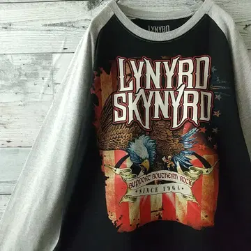 희귀 사이즈 레이나드 스키나드 빅 프린트 롱T 밴T XL