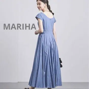 MARIHA 달의 꿈 드레스 롱 원피스 라이트 블루 마리하