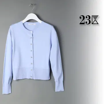 821 새상품 23구 이번 시즌 레이온 나일론 가디건 38(9)
